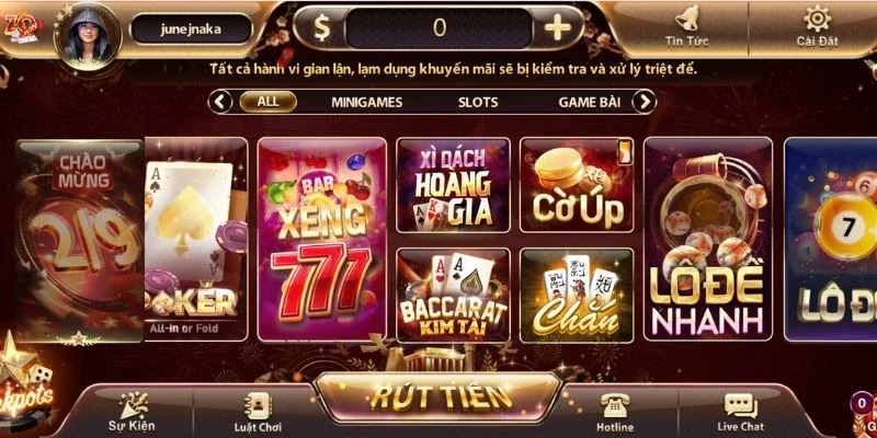 Tổng hợp các trò chơi siêu hot tại các sảnh